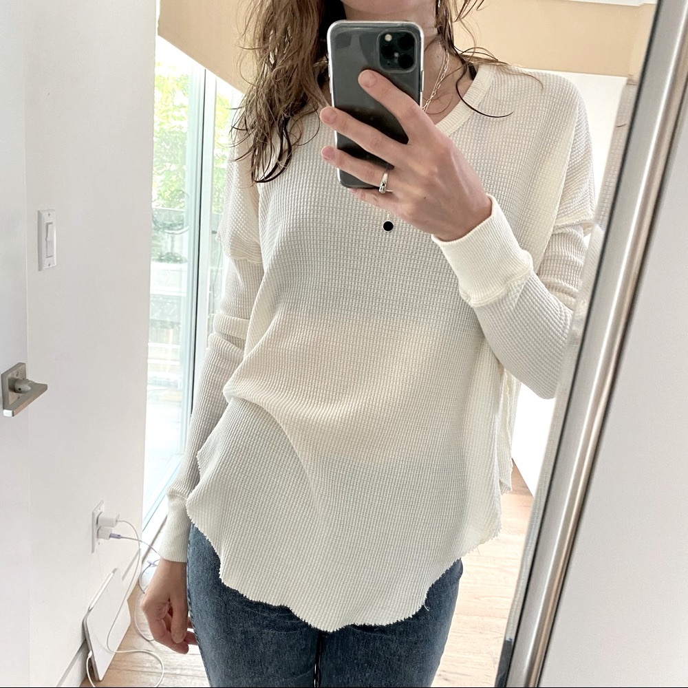 Free People off-white tunic